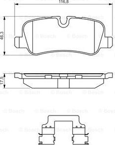 BOSCH 0 986 494 636 - Kit pastiglie freno, Freno a disco autozon.pro