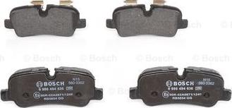 BOSCH 0 986 494 636 - Kit pastiglie freno, Freno a disco autozon.pro