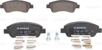 BOSCH 0 986 494 623 - Kit pastiglie freno, Freno a disco autozon.pro