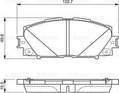 BOSCH 0 986 494 670 - Kit pastiglie freno, Freno a disco autozon.pro