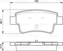 BOSCH 0 986 494 094 - Kit pastiglie freno, Freno a disco autozon.pro