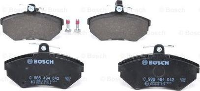 BOSCH 0 986 494 042 - Kit pastiglie freno, Freno a disco autozon.pro