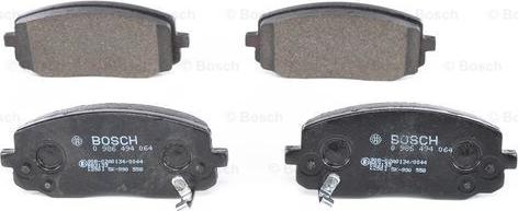 BOSCH 0 986 494 064 - Kit pastiglie freno, Freno a disco autozon.pro