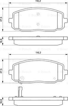 BOSCH 0 986 494 064 - Kit pastiglie freno, Freno a disco autozon.pro