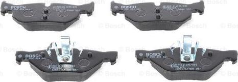 BOSCH 0 986 494 061 - Kit pastiglie freno, Freno a disco autozon.pro