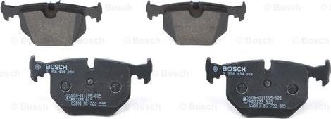 BOSCH 0 986 494 006 - Kit pastiglie freno, Freno a disco autozon.pro