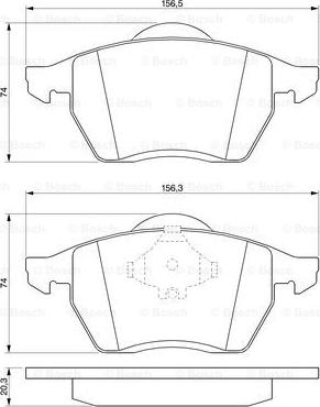 BOSCH 0 986 494 003 - Kit pastiglie freno, Freno a disco autozon.pro