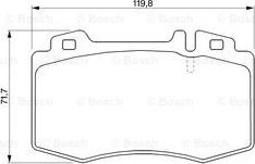 BOSCH 0 986 494 012 - Kit pastiglie freno, Freno a disco autozon.pro