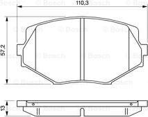 BOSCH 0 986 494 080 - Kit pastiglie freno, Freno a disco autozon.pro