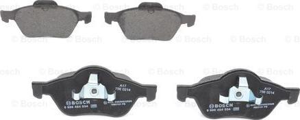 BOSCH 0 986 494 034 - Kit pastiglie freno, Freno a disco autozon.pro