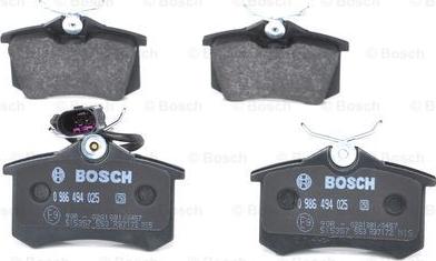 BOSCH 0 986 494 025 - Kit pastiglie freno, Freno a disco autozon.pro