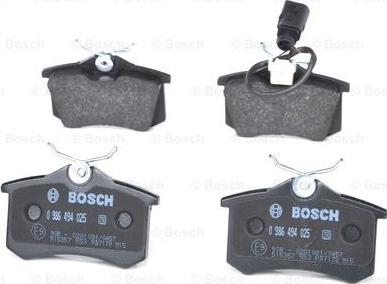 BOSCH 0 986 494 025 - Kit pastiglie freno, Freno a disco autozon.pro