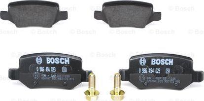 BOSCH 0 986 494 023 - Kit pastiglie freno, Freno a disco autozon.pro