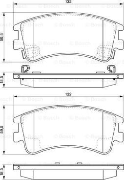 BOSCH 0 986 494 079 - Kit pastiglie freno, Freno a disco autozon.pro