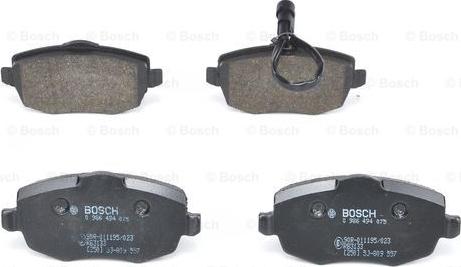 BOSCH 0 986 494 075 - Kit pastiglie freno, Freno a disco autozon.pro