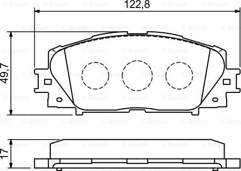 BOSCH 0 986 494 198 - Kit pastiglie freno, Freno a disco autozon.pro