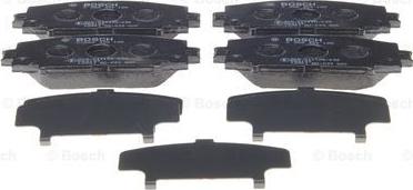 BOSCH 0 986 494 198 - Kit pastiglie freno, Freno a disco autozon.pro