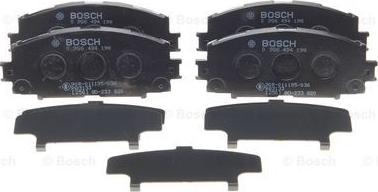 BOSCH 0 986 494 198 - Kit pastiglie freno, Freno a disco autozon.pro