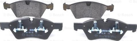 BOSCH 0 986 494 165 - Kit pastiglie freno, Freno a disco autozon.pro