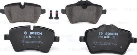 BOSCH 0 986 494 168 - Kit pastiglie freno, Freno a disco autozon.pro