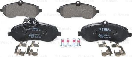 BOSCH 0 986 494 163 - Kit pastiglie freno, Freno a disco autozon.pro