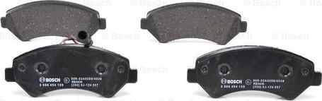 BOSCH 0 986 494 109 - Kit pastiglie freno, Freno a disco autozon.pro