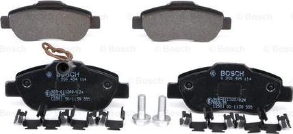 BOSCH 0 986 494 114 - Kit pastiglie freno, Freno a disco autozon.pro