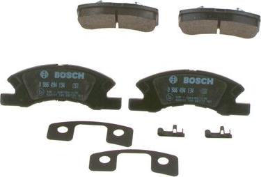 BOSCH 0 986 494 134 - Kit pastiglie freno, Freno a disco autozon.pro