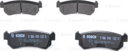 BOSCH 0 986 494 133 - Kit pastiglie freno, Freno a disco autozon.pro