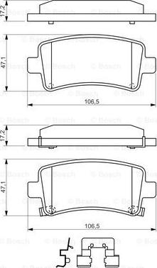 BOSCH 0 986 494 124 - Kit pastiglie freno, Freno a disco autozon.pro