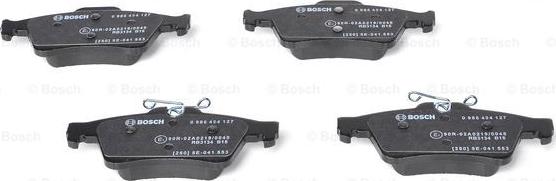 BOSCH 0 986 494 127 - Kit pastiglie freno, Freno a disco autozon.pro