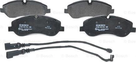 BOSCH 0 986 494 844 - Kit pastiglie freno, Freno a disco autozon.pro