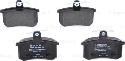 BOSCH 0 986 494 846 - Kit pastiglie freno, Freno a disco autozon.pro