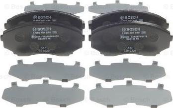 BOSCH 0 986 494 855 - Kit pastiglie freno, Freno a disco autozon.pro