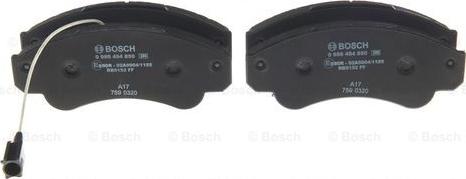 BOSCH 0 986 494 850 - Kit pastiglie freno, Freno a disco autozon.pro