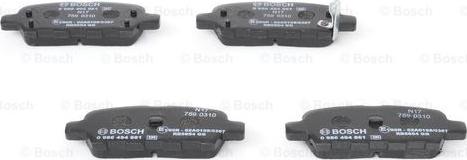 BOSCH 0 986 494 861 - Kit pastiglie freno, Freno a disco autozon.pro