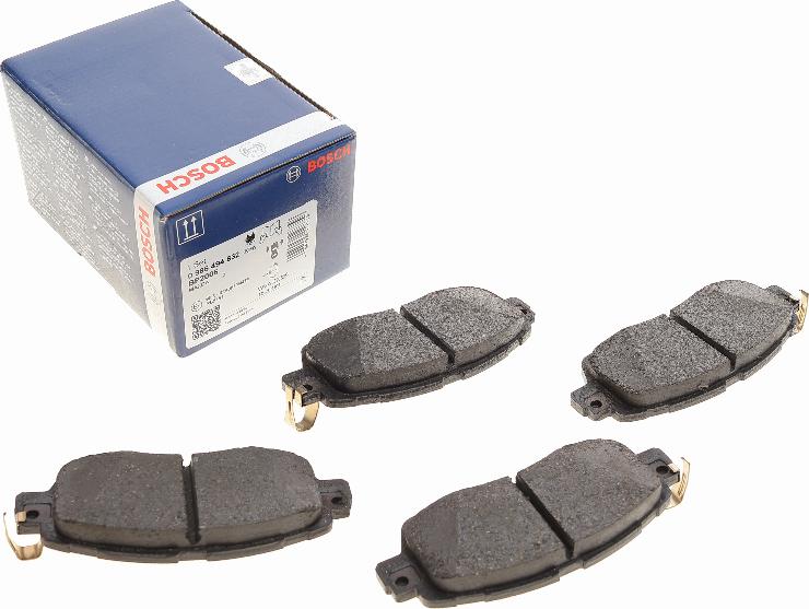 BOSCH 0 986 494 832 - Kit pastiglie freno, Freno a disco autozon.pro