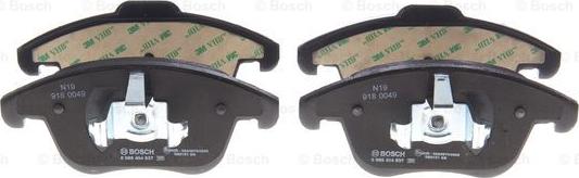 BOSCH 0 986 494 837 - Kit pastiglie freno, Freno a disco autozon.pro