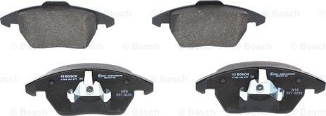 BOSCH 0 986 494 877 - Kit pastiglie freno, Freno a disco autozon.pro