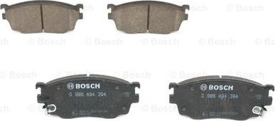 BOSCH 0 986 494 394 - Kit pastiglie freno, Freno a disco autozon.pro