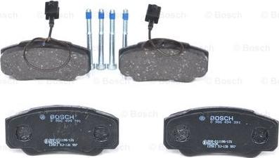 BOSCH 0 986 494 391 - Kit pastiglie freno, Freno a disco autozon.pro