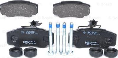 BOSCH 0 986 494 391 - Kit pastiglie freno, Freno a disco autozon.pro