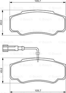 BOSCH 0 986 494 391 - Kit pastiglie freno, Freno a disco autozon.pro