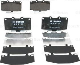 BOSCH 0 986 494 398 - Kit pastiglie freno, Freno a disco autozon.pro