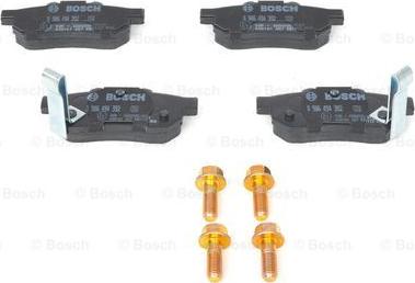 BOSCH 0 986 494 392 - Kit pastiglie freno, Freno a disco autozon.pro