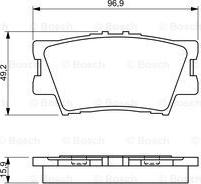 BOSCH 0 986 494 346 - Kit pastiglie freno, Freno a disco autozon.pro