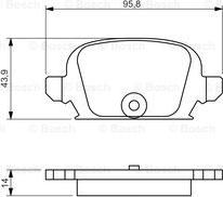 BOSCH 0 986 494 340 - Kit pastiglie freno, Freno a disco autozon.pro