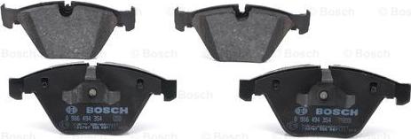 BOSCH 0 986 494 354 - Kit pastiglie freno, Freno a disco autozon.pro