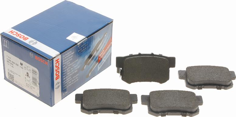 BOSCH 0 986 494 358 - Kit pastiglie freno, Freno a disco autozon.pro