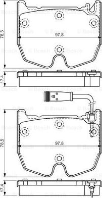 BOSCH 0 986 494 364 - Kit pastiglie freno, Freno a disco autozon.pro